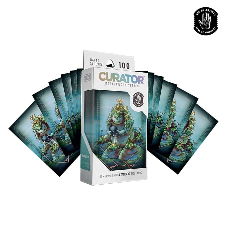 Orange Nebula: Curator Masterwork Sleeves 100ct