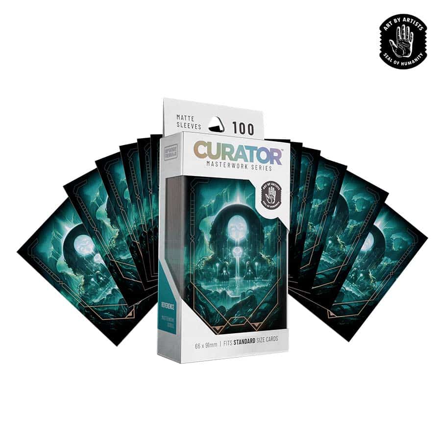 Orange Nebula: Curator Masterwork Sleeves 100ct
