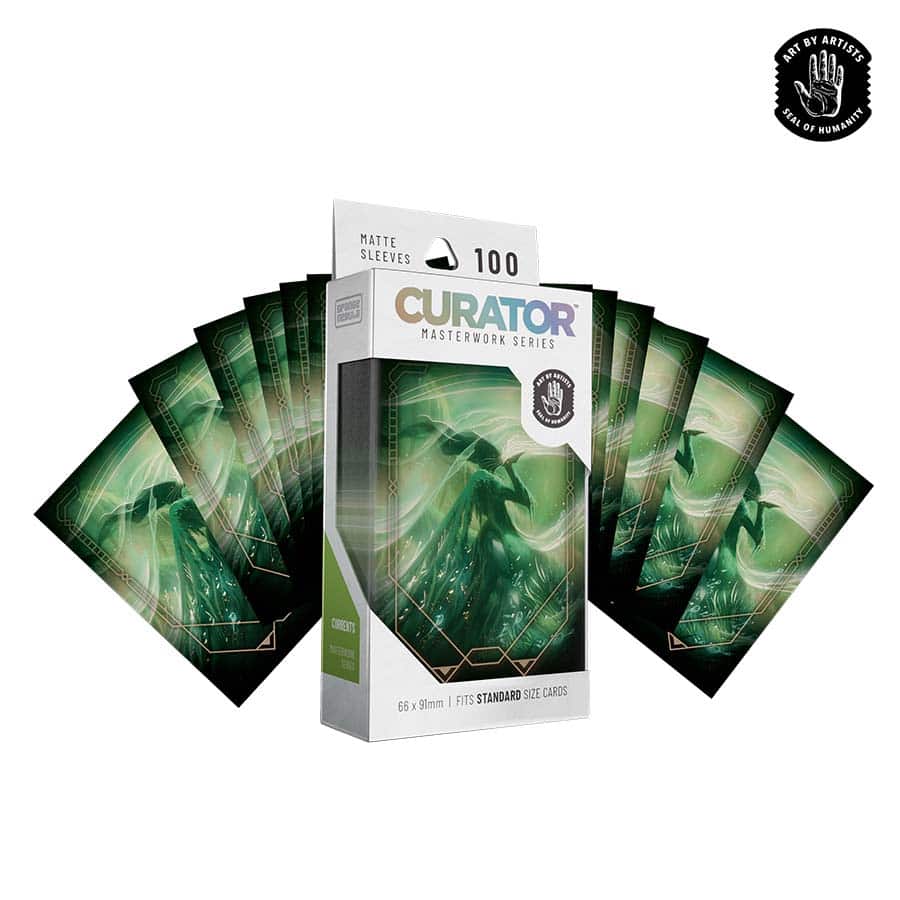Orange Nebula: Curator Masterwork Sleeves 100ct