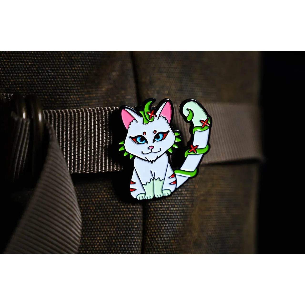 The Isle of Cats Cute Oshax Enamel Pin