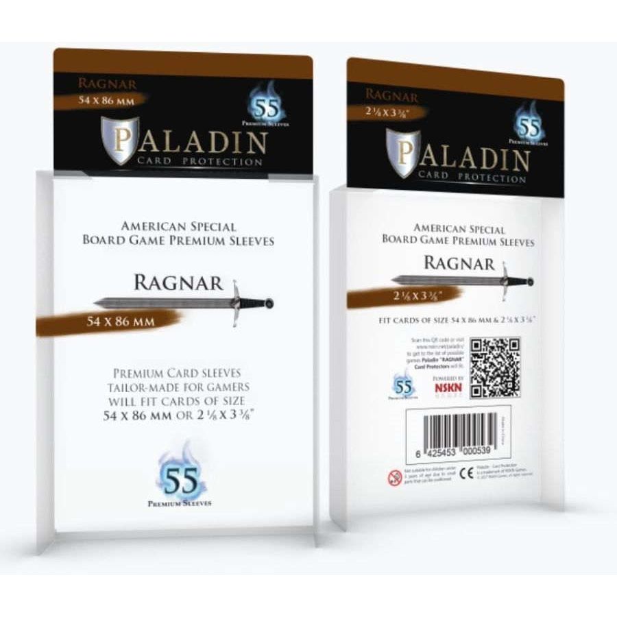 Paladin Sleeves 55ct: Ragnar 54x86 mm