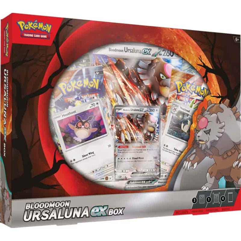 Pokemon: Bloodmoon Ursaluna Ex Box (Pre-Order) (Expected 11/15/24)