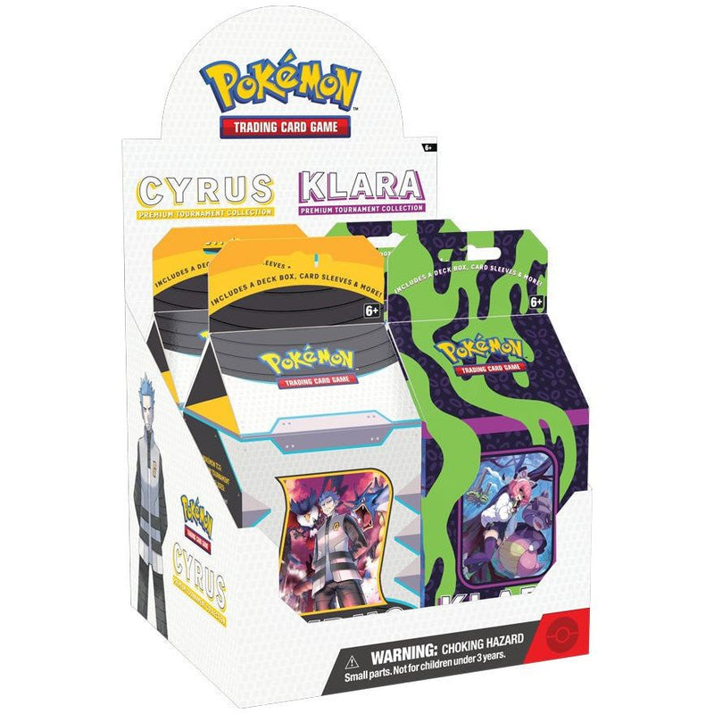Pokemon: Cyrus / Klara Premium Tournament Collection CASE 6 Displays (24 Decks)