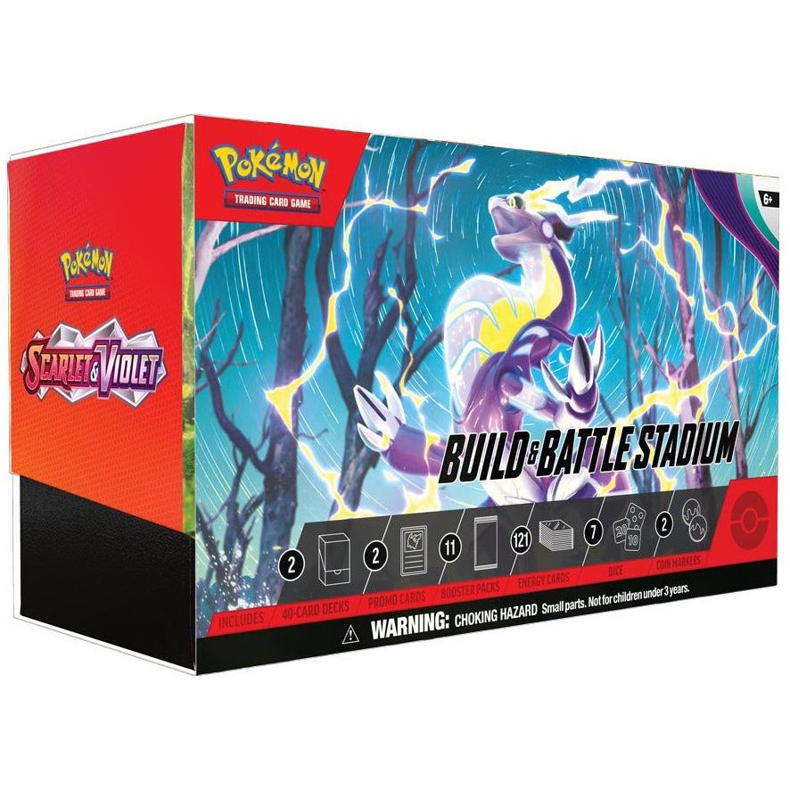 Pokemon: Scarlet & Violet - Build and Battle Stadium CASE 6 BOXES