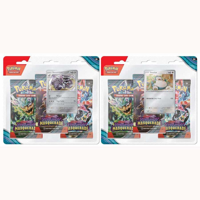 Pokemon: Twilight Masquerade - Three Booster Blister (Styles May Vary)