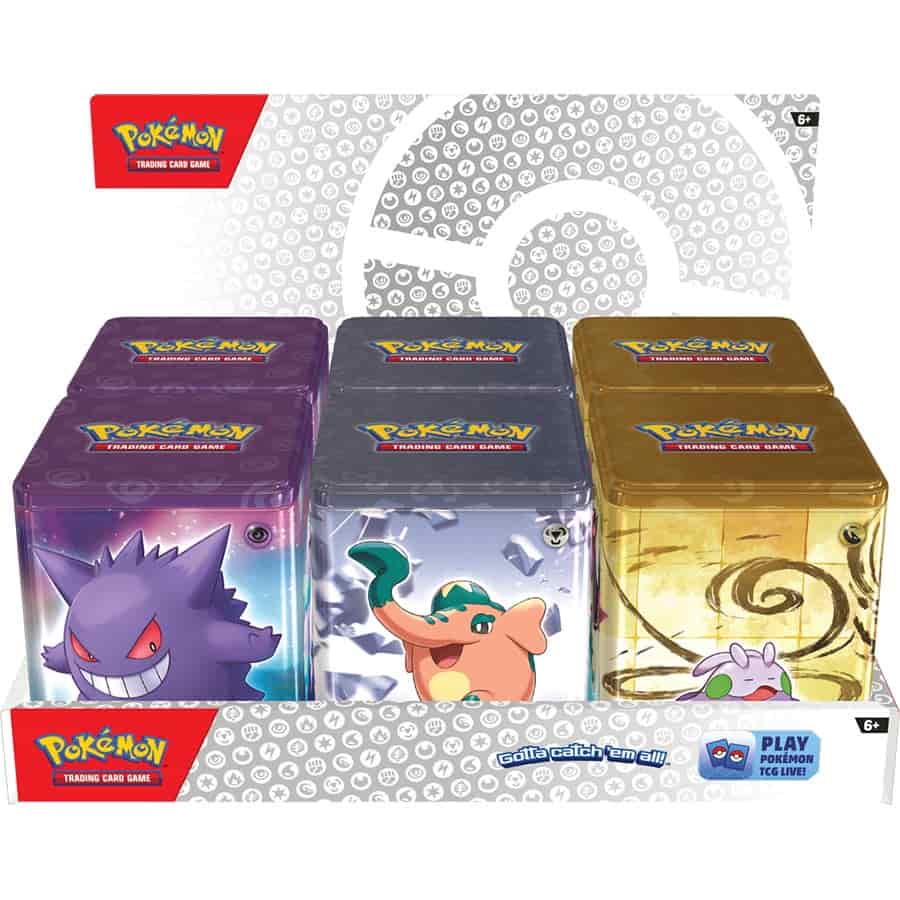 Pokemon: 2024 Q1 Stacking Tins Case (6 tins)