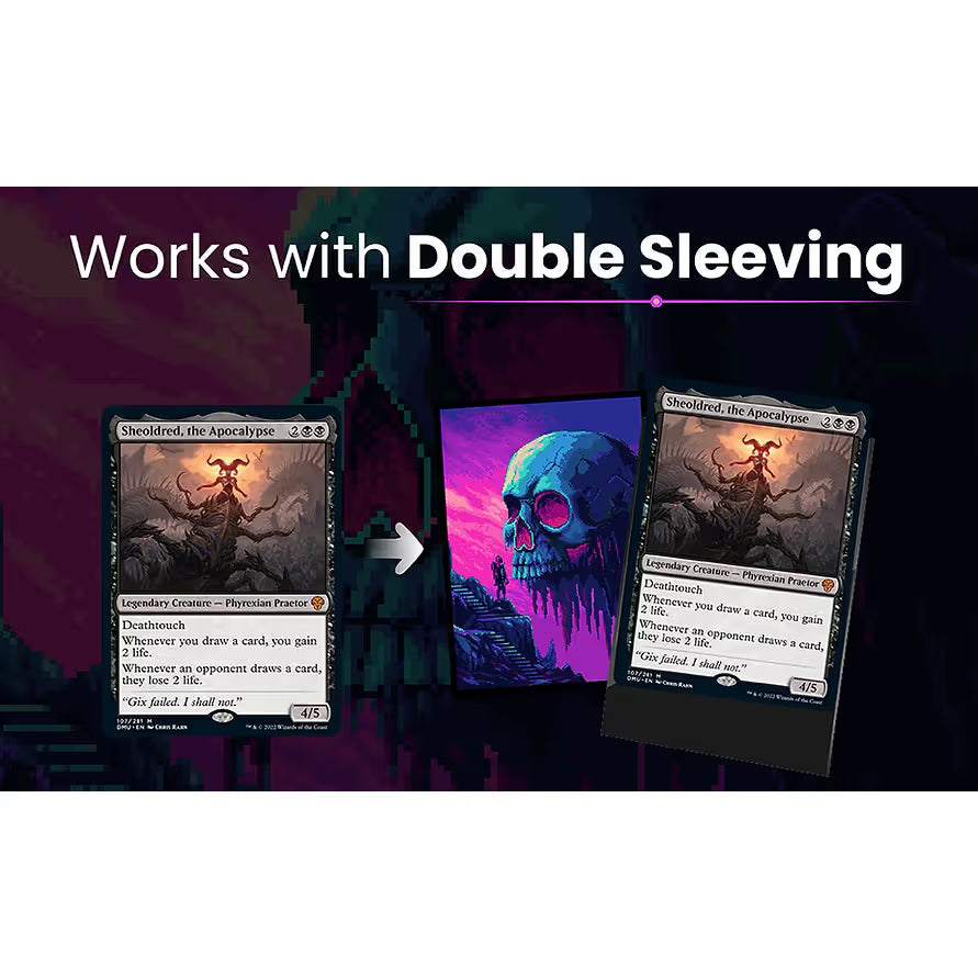 Realm Guard: Pixel Art Sleeves - Psychedelic Stairway