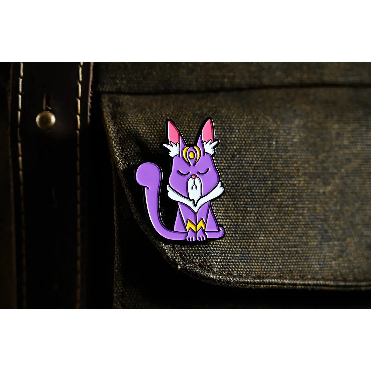 The Isle of Cats Wise Vandermil Enamel Pin