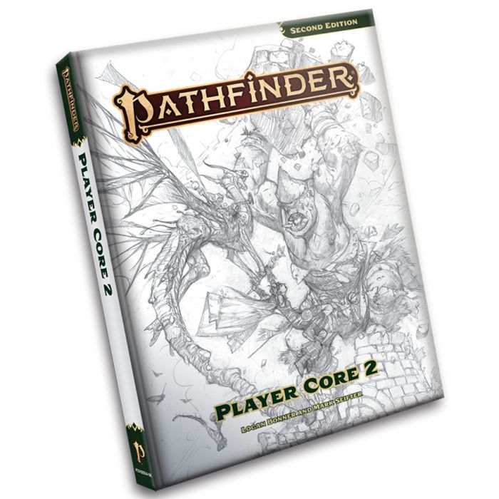 Pathfinder 2nd Edition: Player Core 2 - Sketch Cover