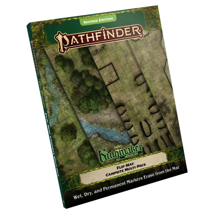 Pathfinder 2nd Edition: Kingmaker Adventure Path Flip-Mat - Campsite Multi-Pack