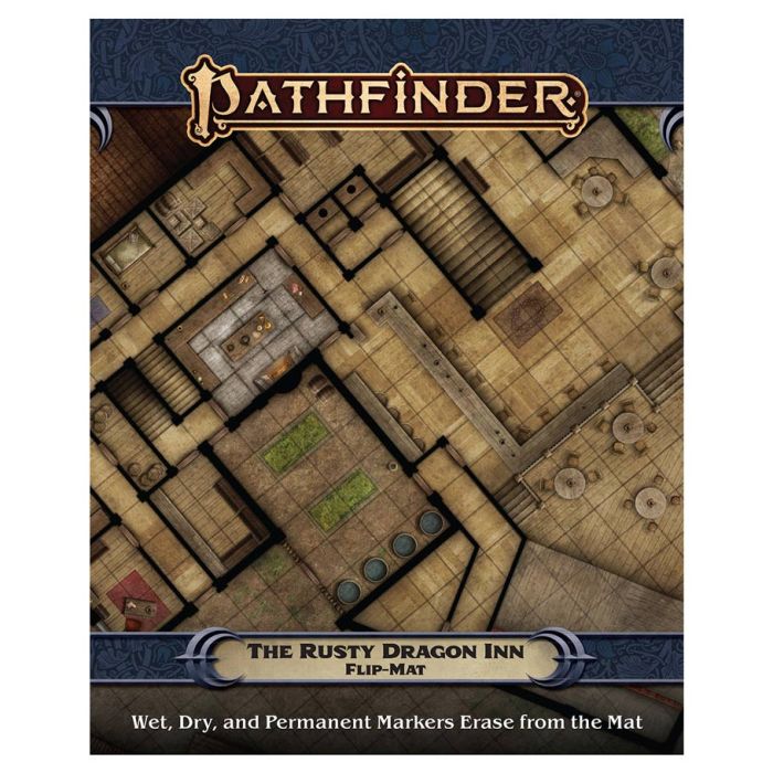 Pathfinder RPG: 2nd Edition - The Rusty Dragon Inn Flip-Mat