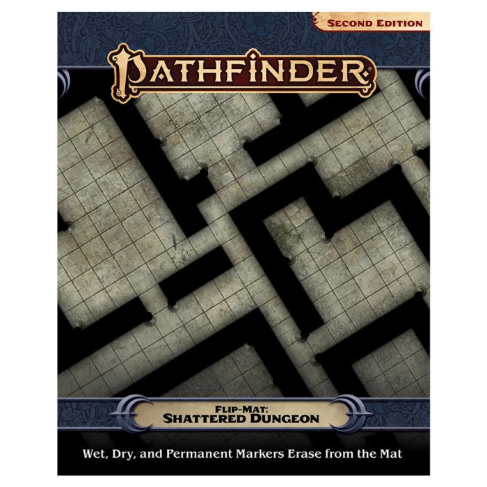 Pathfinder RPG: 2nd Edition - Shattered Dungeon Flip-Mat