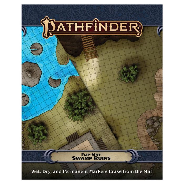 Pathfinder RPG: 2nd Edition - Swamp Ruins Flip-Mat