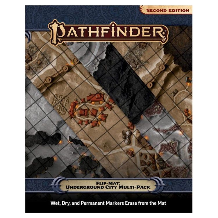 Pathfinder 2nd Edition: Flip-Mat - Underground City Multi-Pack