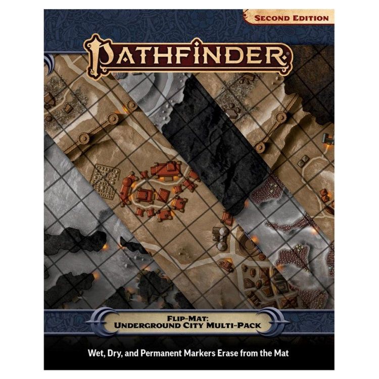 Pathfinder: 2nd Edition - Flip-Mat - Underground City Multi-Pack