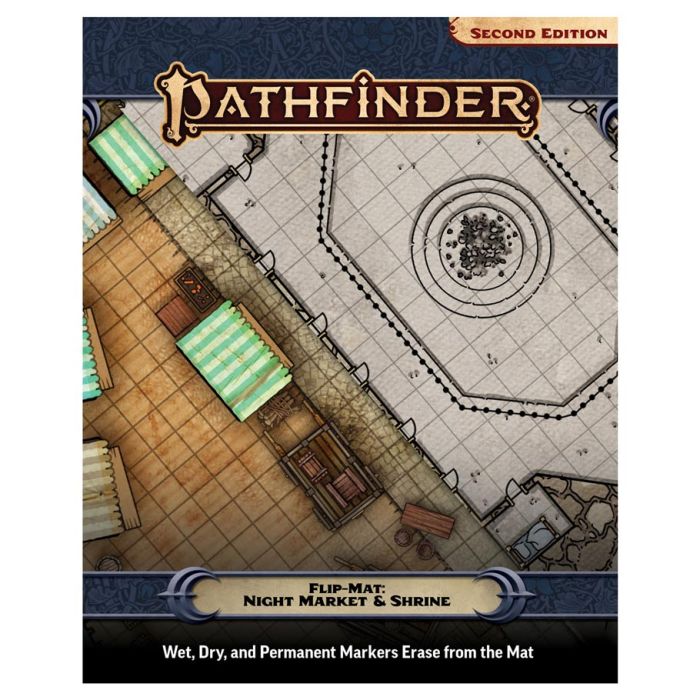 Pathfinder 2nd Edition: Flip-Mat - Night Market & Shrine