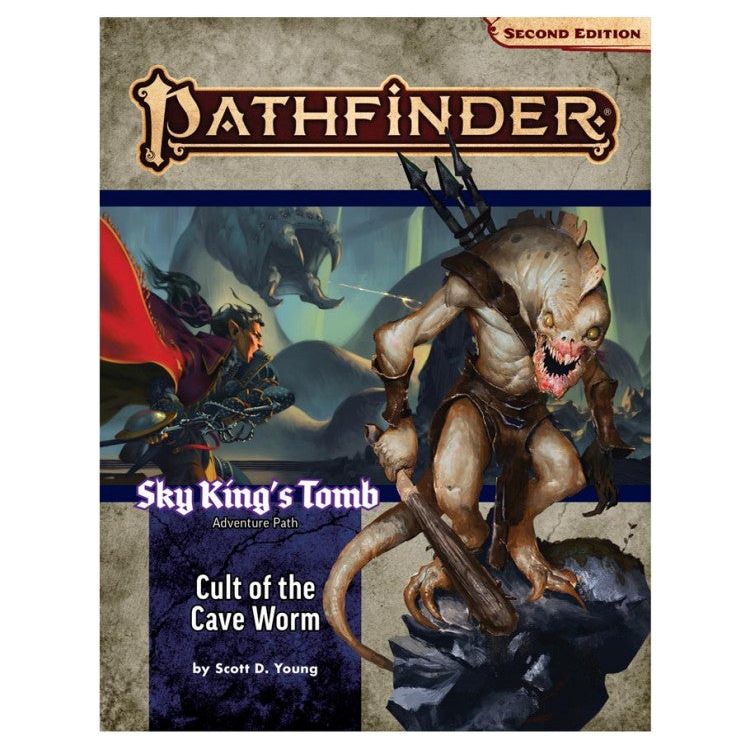 Pathfinder: 2nd Edition - Adventure Path - Cult of the Cave Worm (Sky King's Tomb 2 of 3)