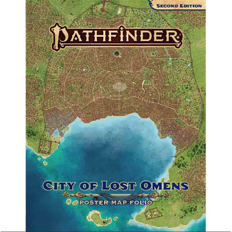 Pathfinder: 2nd Edition - City of Lost Omens Poster Map