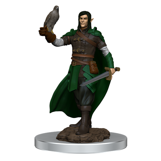 W07 Male Elf Ranger Premium Miniature