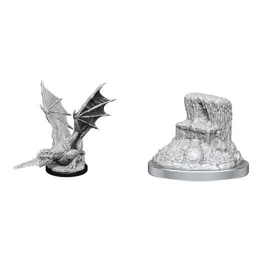 W19 White Dragon Wyrmling Miniatures