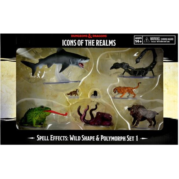 Icons of the Realms: Spell Effects - Wild Shape & Polymorph Set 01 Miniatures