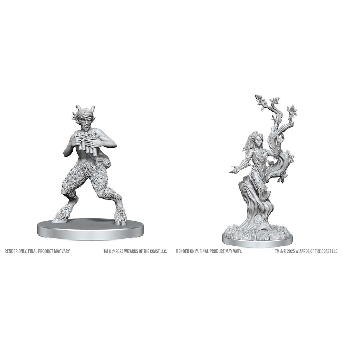 W28 Satyr & Dryad Miniatures