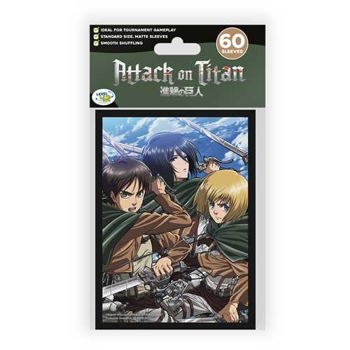 Attack on Titan Mini Sleeves: Battle Trio 60ct