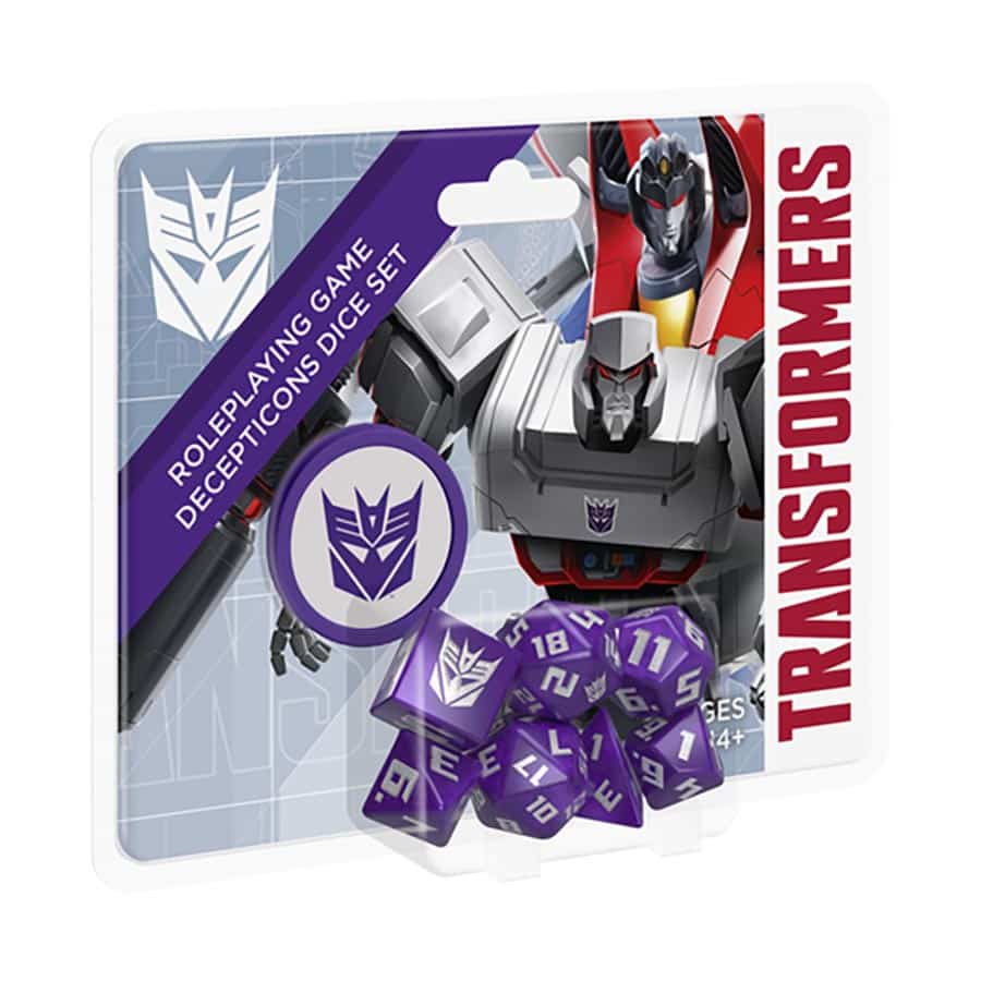 Transformers RPG: Decepticons Dice Set