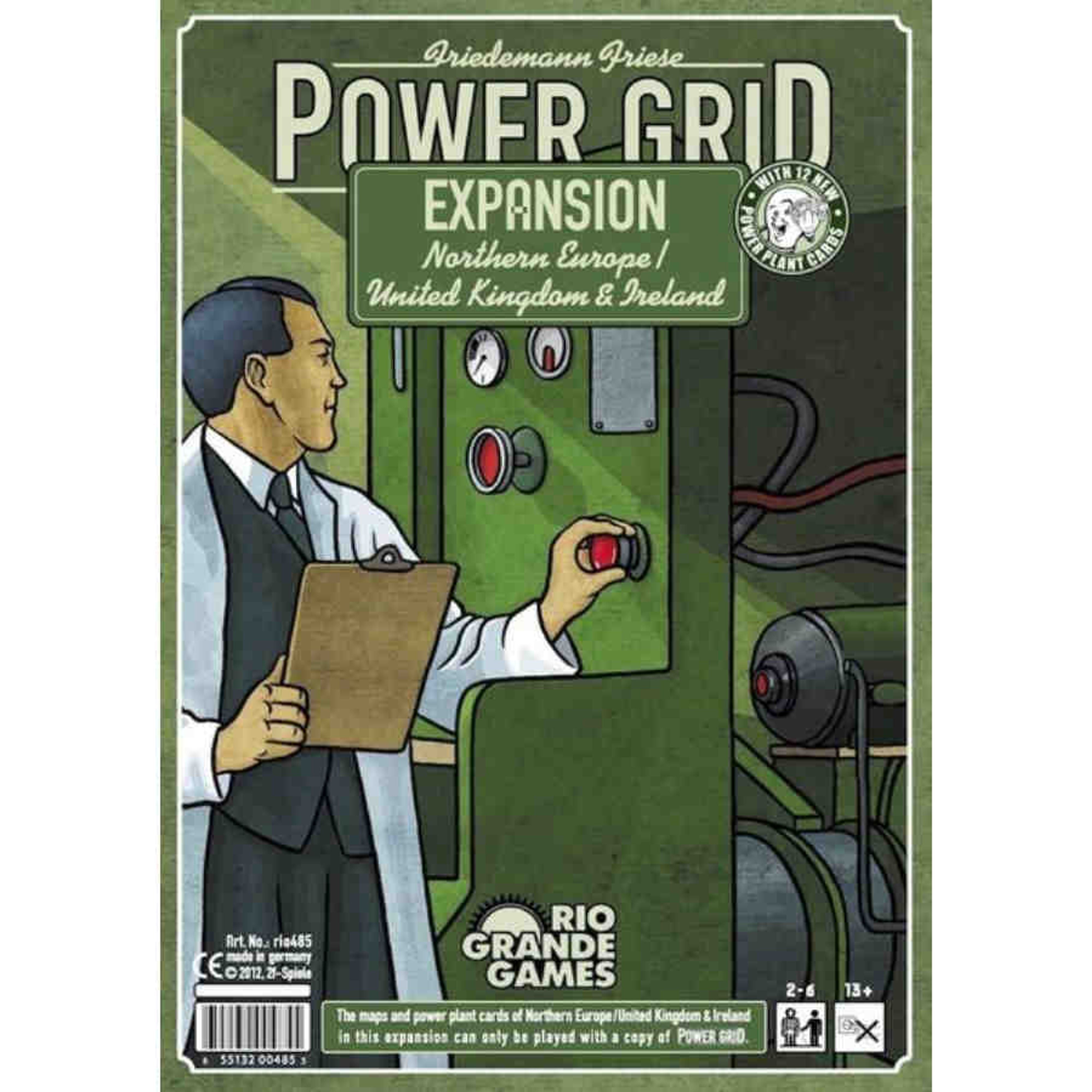 Power Grid: Recharged -Northern Europe and UK Expansion