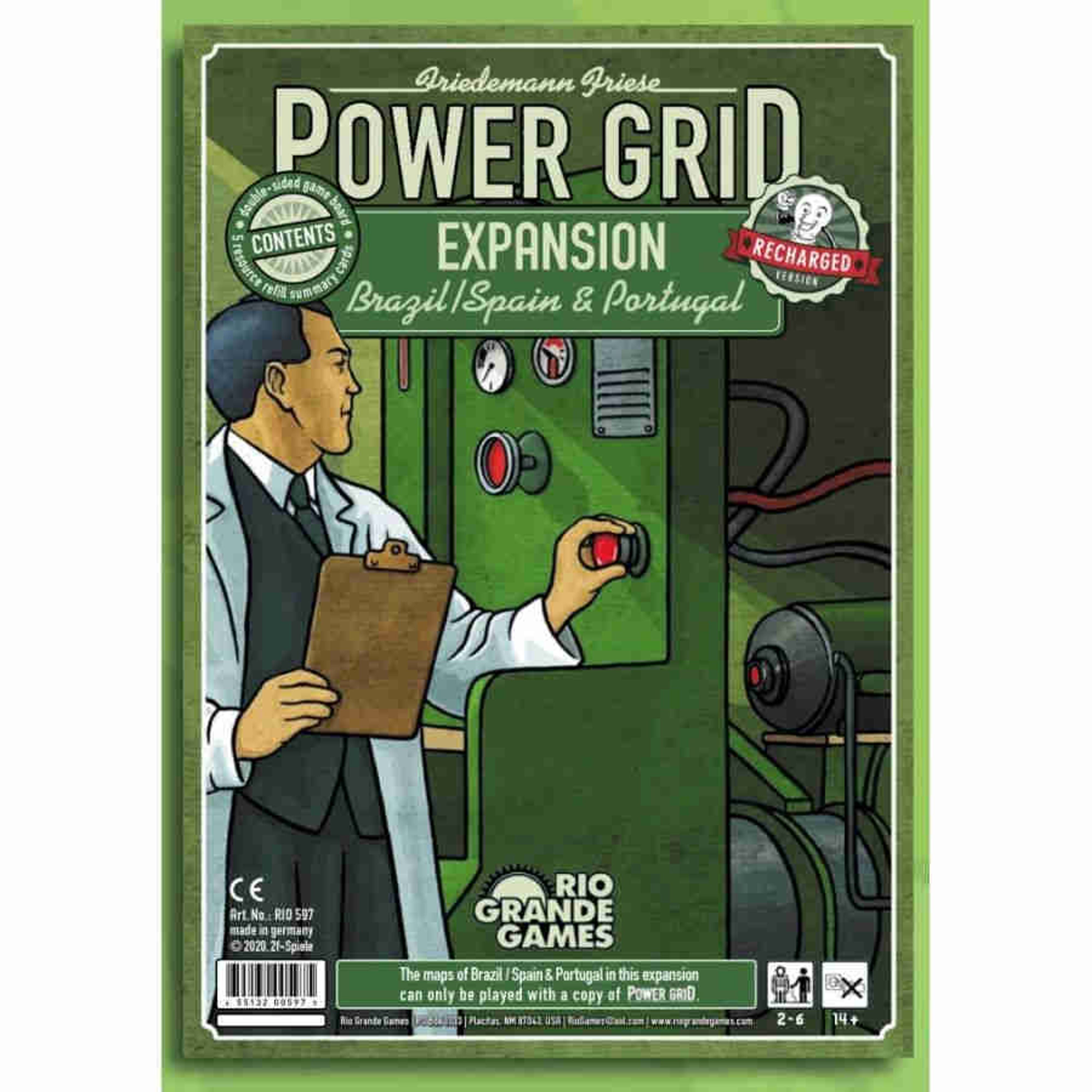 Power Grid: Recharged - Brazil Spain and Portugal Expansion