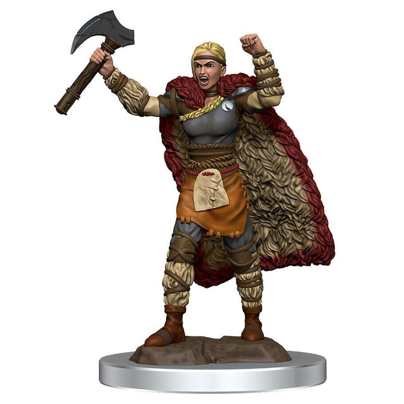 W07 Female Human Barbarian Premium Miniature