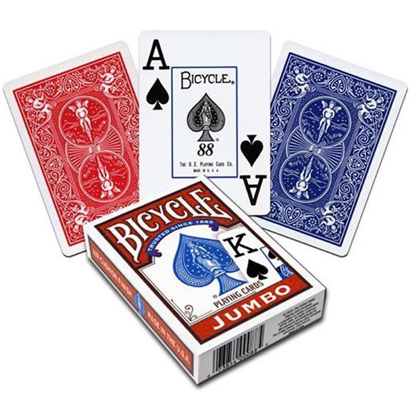 Red/Blue Jumbo Index Playing Cards