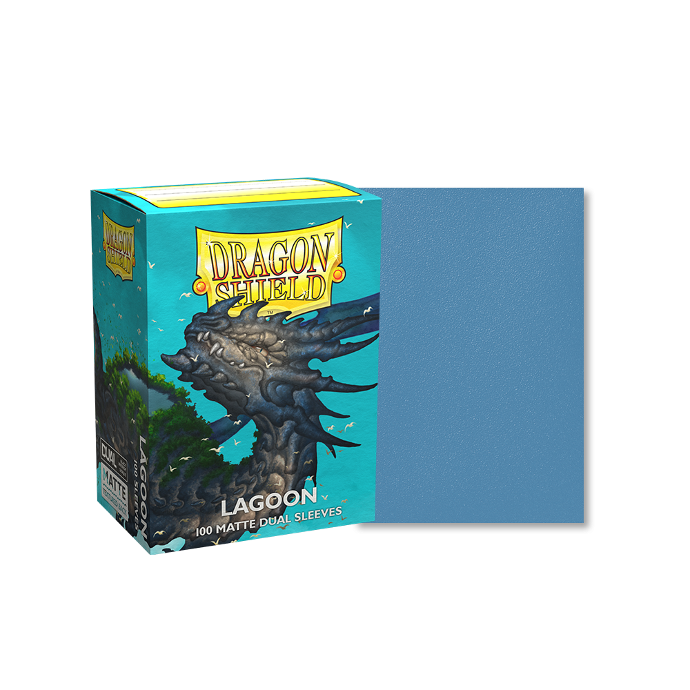 Dragon Shield 100ct Dual Sleeves: Lagoon Matte