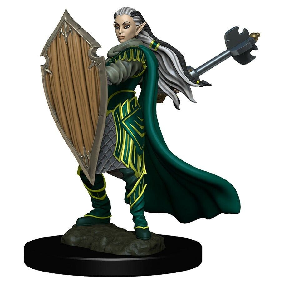 W04 Elf Paladin Female Premium Miniature