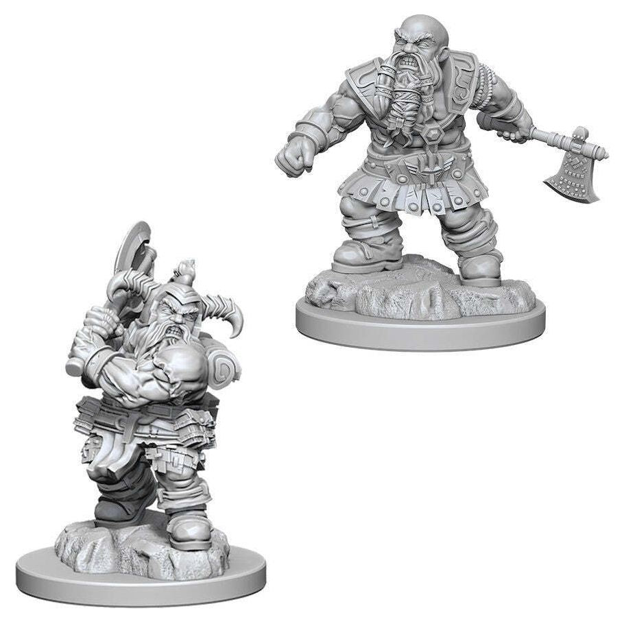 W06 Male Dwarf Barbarian Miniatures