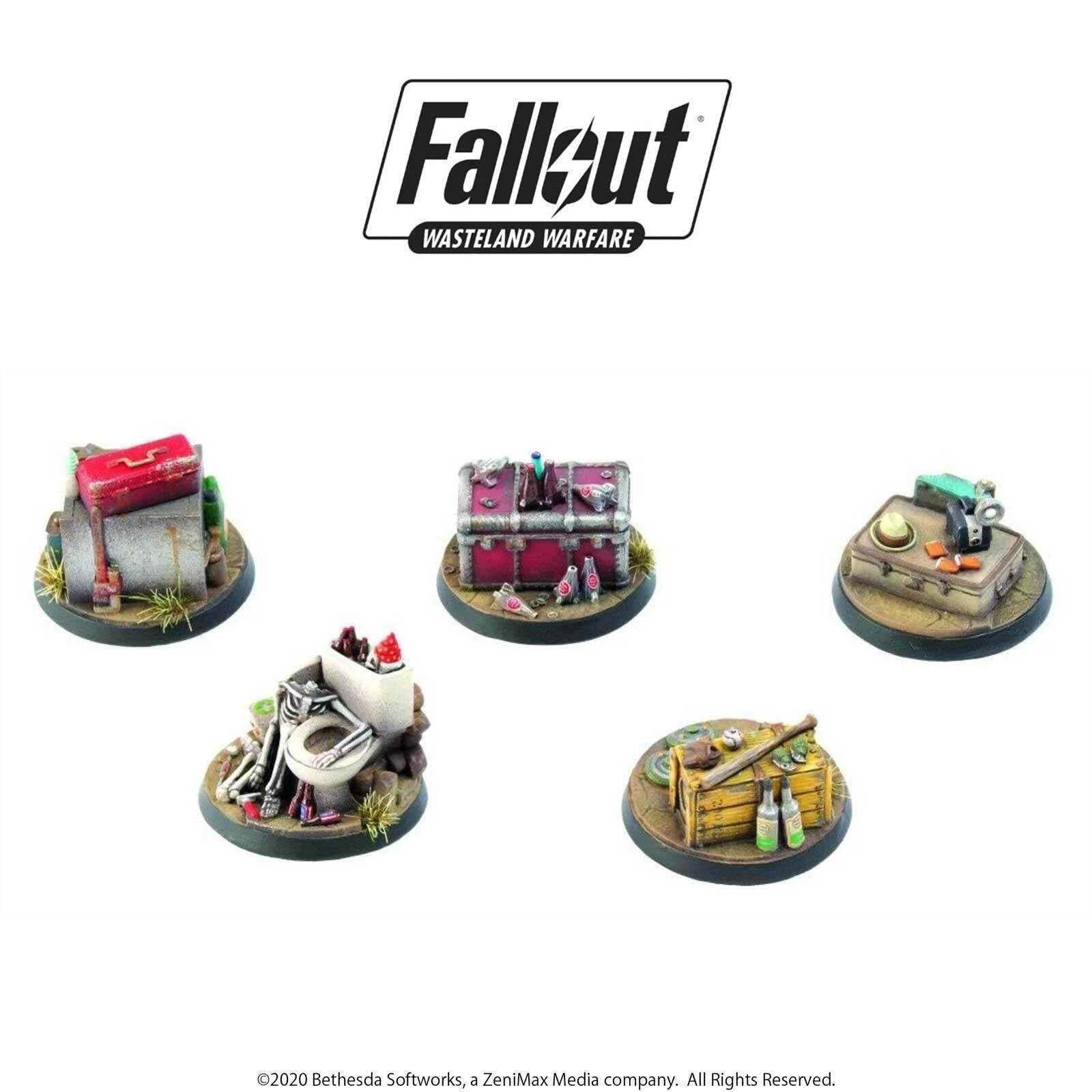 Fallout: Wasteland Warfare -  Terrain Expansion: Objective  Markers 1