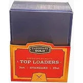 Cardboard Gold Top Loader Sleeves 25ct - Regular 35 Pt