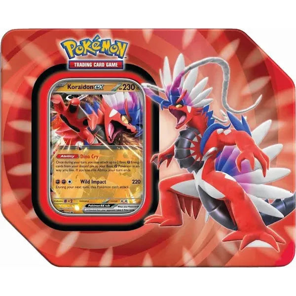 Pokemon: Paldea Evolved - Legends Tin Koraidon ex