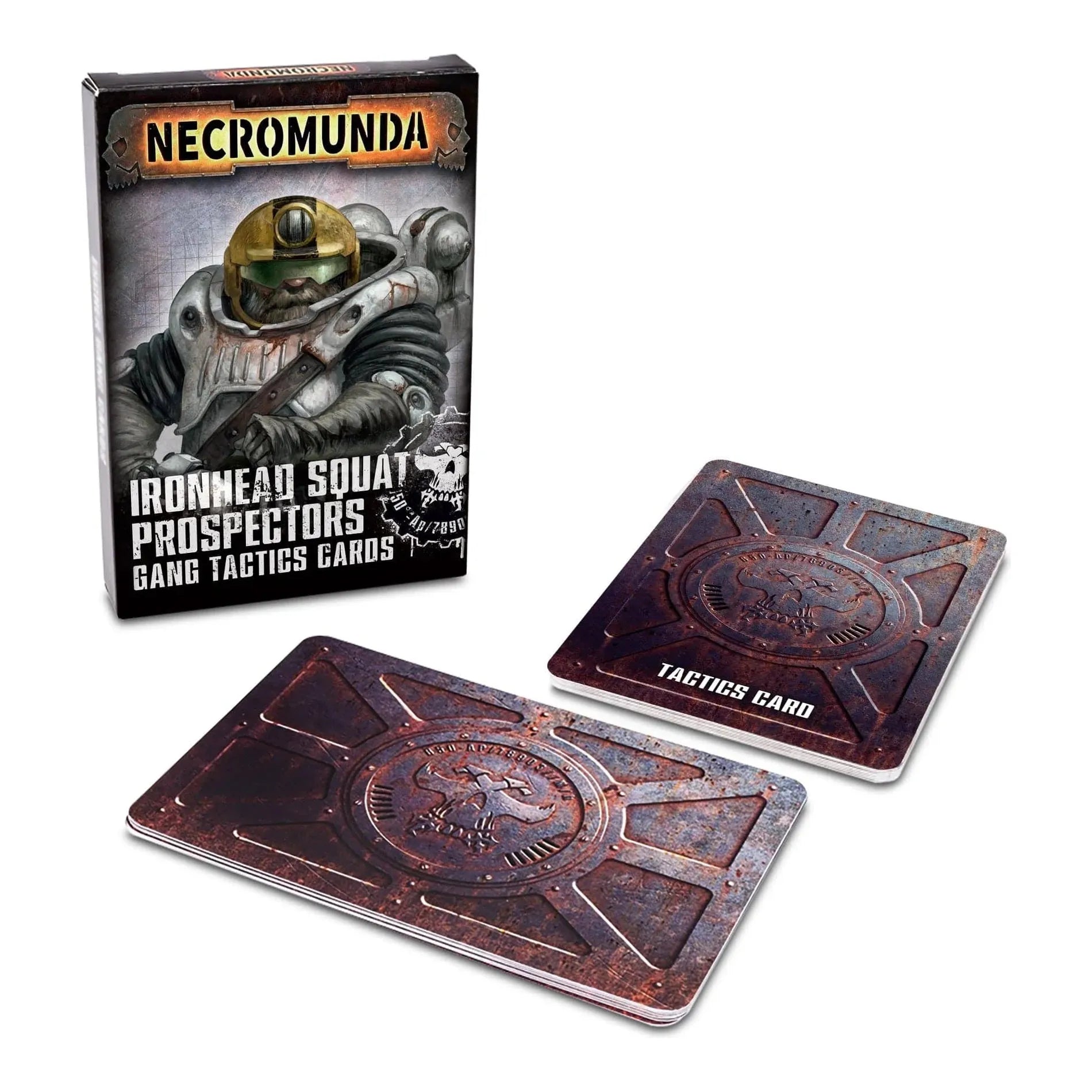 Necromunda: Ironhead Squat Prospectors Gang Tactics Cards [301-04]