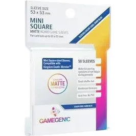 Gamegenic Matte Sleeves: 50ct Mini Square 53 X 53mm