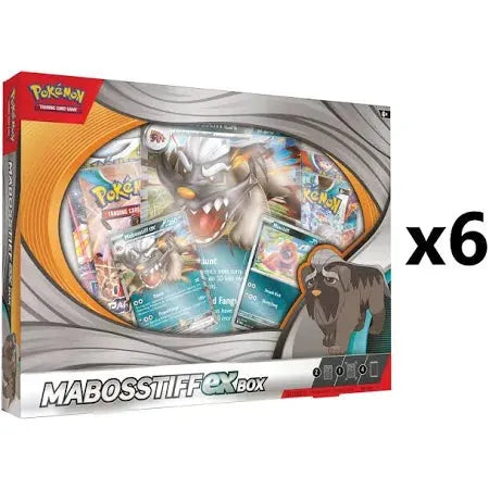 Pokemon: Mabosstiff Ex Box Case (6 boxes)