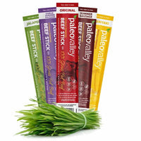 Paleo Valley 100% Grass Fed Beef Sticks  -  Jalapeno