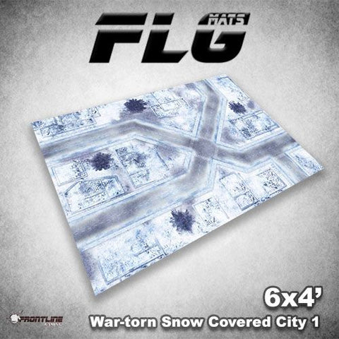 FLG Mats: War-torn Snow Covered City 1 - 6'x4'