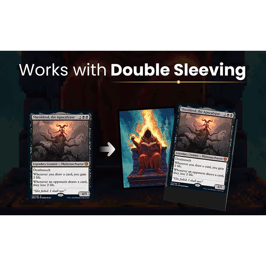 Realm Guard: Pixel Art Sleeves - Sorcerer's Tome