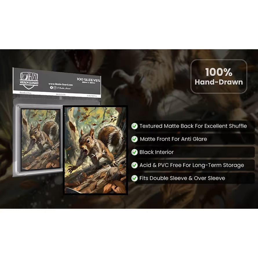 Realm Guard: Art Sleeves - Squirrels