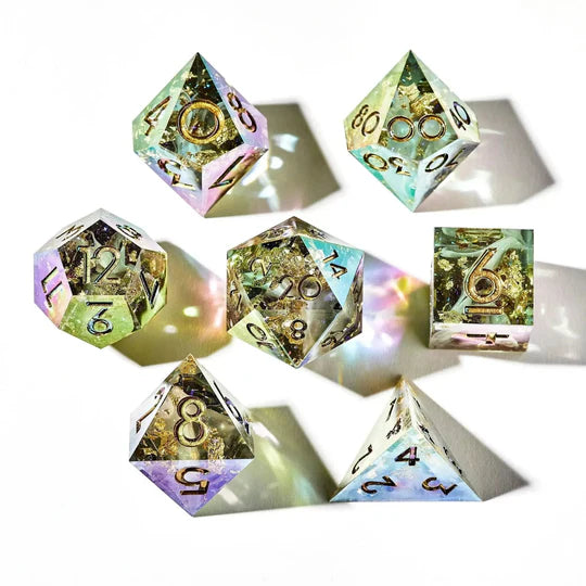 Stormcloud 7-Piece Polyhedral Dice Set