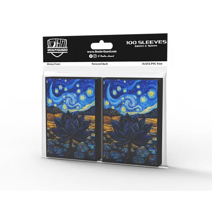 Realm Guard: Art Sleeves - Starry Starry Black Lotus