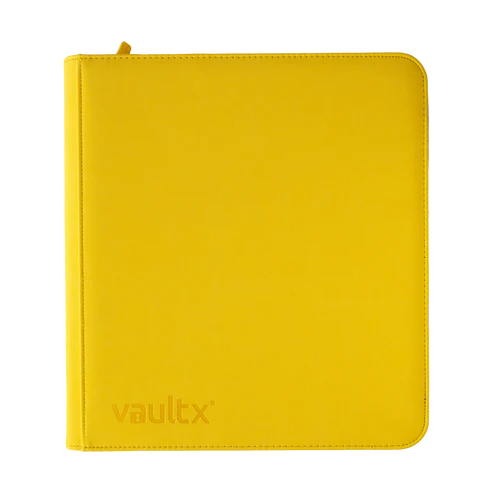 Sunrise Yellow 12-Pocket Exo-Tec Zip Binder