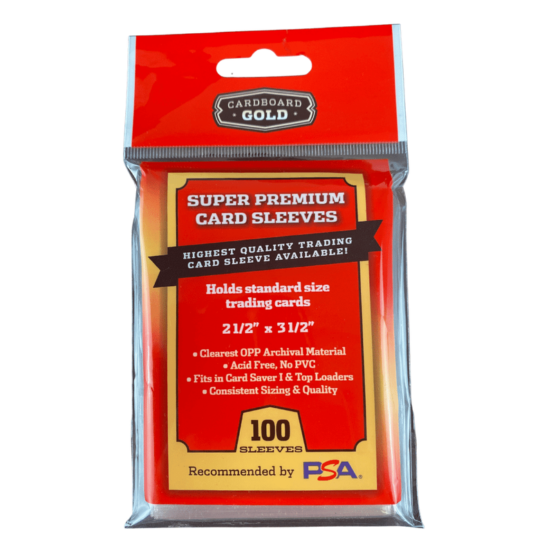 Cardboard Gold: Super Premium Standard Card Sleeves (100 ct) (Pre-Order)