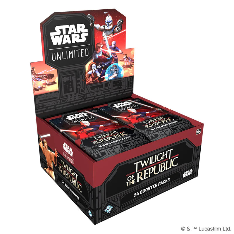 Star Wars Unlimited: Set 3 Twilight of the Republic Booster Box (CASE) [11/8/24 Release]